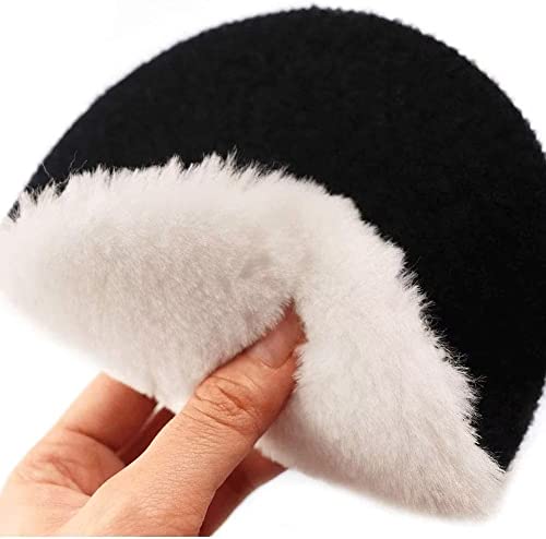 IPELY 7 Pcs 3 Inch Wool Polisher Buffing Wheel Small Buffing Pads for Drill Buffer Attachment with M10 Drill Adapter - size: 7 Pcs 3 Inch