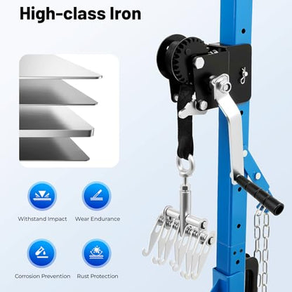 Car Dent Repair Tool Kit - Puller Set for Auto Body Dent Removal, Adjustable Dent Repair Puller Machine with 1763lbs Pulling Force, Manual Auto Jack Puller for Car Body Wheel Arches Repair