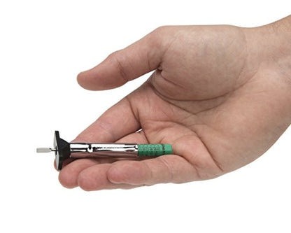 Steelman Color Coded Tread Depth Gauge, Quickly Identifies Amount of Tread on Tires, Reads in MM and 32nds - style: Standard