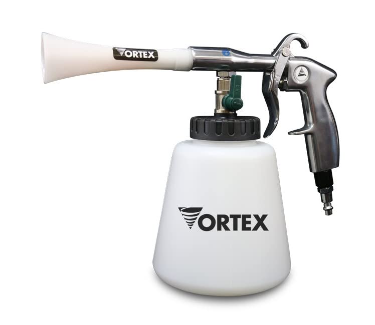 HI-TECH Vortex I Air Cleaning Gun – Deep Cleans Auto Interiors & Exteriors – Compressed Air Powered – Car Detailing Tool for Dirt, Dust, Grime & Stains - style: Vortex I