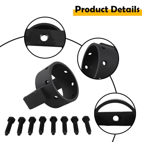 SXS CV Axle Shaft Puller Tool, 3.75 Inch CV Joint Removal Tool Compatible with ATV UTV Side by Side, Heavy-Duty Steel Bearing & Bushing Puller Head with 8 Bolts (5/8"-18 Thread)