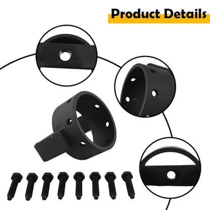 SXS CV Axle Shaft Puller Tool, 3.75 Inch CV Joint Removal Tool Compatible with ATV UTV Side by Side, Heavy-Duty Steel Bearing & Bushing Puller Head with 8 Bolts (5/8"-18 Thread)
