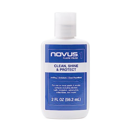 NOVUS 7026 | Plastic Clean & Shine #1 | 2 Ounce Bottle - color: #1 Plastic Clean & Shine, size: 2 Ounce