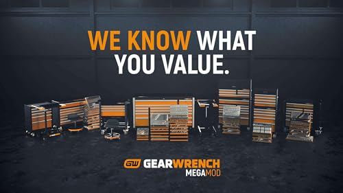 GEARWRENCH 873 Piece Master Mechanics Tool Set in Premium Modular Foam Trays with GSX Mobile Tool Storage | MEGAMOD873 - style: 873 Piece