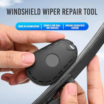 Windshield Wiper Restoration Tool: Fix Squeaks/Streaks in 30 Seconds | Extend Wiper Life 3X (RV/Trailer Ready for Clear Road Trip Visibility)