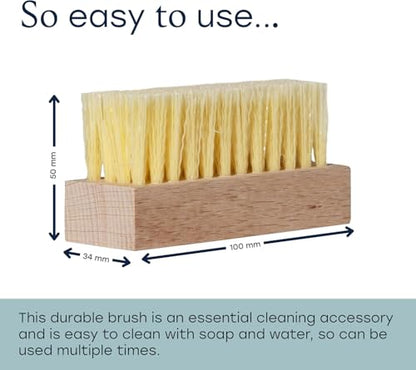 Fabricoat Soft Bristle Brush – Cleaning Brush – Hand Brush – Deep Cleans and Easily Lifts Dirt from Fabric and Upholstery - style: Soft Bristle Brush