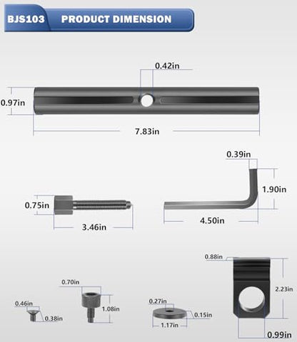Bonbo Universal Ribbed Drive Pulley Crankshaft Remover Tool for A/C Unit Water Pumps Automotive, Adjustable Timing Puller