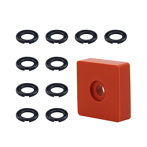 (10 Sets) 1/2" Impact Wrench Retaining Rings with O-Ring, Compatible with Electric/Pneumatic Wrench, Including Retainer Ring Anvil Install Tool - size: (10 Sets) 1/2" Retaining Rings with O-Ring & Tool