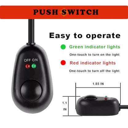 LED Light Bar Wiring Harness Kit 2 Leads 20AWG 12V On/Off Switch Power Relay Blade Fuse for Off Road Lights, Black