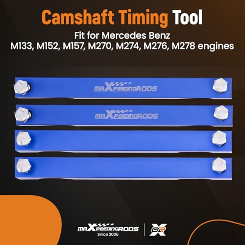maXpeedingrods Engine Alignment Locking Timing Tool Kit for Mercedes Benz M157 M276 M278, with 4 Pcs Camshaft Adjuster Tools T60 T100 Camshaft Scoket Fuel Injector Puller, 276589014000, 278589002300 - style: 12 Pcs