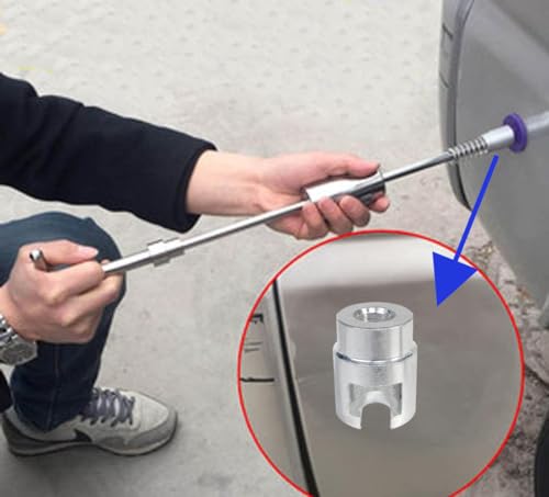 2Pcs Slide Hammer Dent Puller, M12 Dent Repair Puller Head for Cars | Durable Aluminum Alloy, For Minor Car & Motorcycle Dents, No Plastic Bumpers Or Large Dents, Pulling Tab Adapter - size: M12