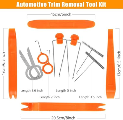 Terminal Removal Kit 96 Pcs - Electrical Connector Pin Extractor Set for Automotive, Car, Household Devices - Depinning and Wire Terminal Release Tools - color: 96 PCS