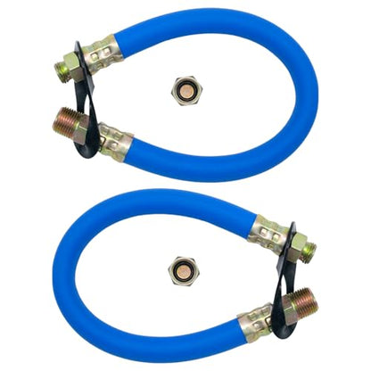 Engine Drain Port Oil Changing Hose 3/8" NPT, 14" Length Replaces STAN1438 Compatible with Tecumseh, Kohler Engines 3/8" Drain Port (Bule 2pcs) - color: Bule 2pcs