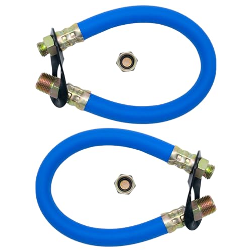 Engine Drain Port Oil Changing Hose 3/8" NPT, 14" Length Replaces STAN1438 Compatible with Tecumseh, Kohler Engines 3/8" Drain Port (Bule 2pcs) - color: Bule 2pcs
