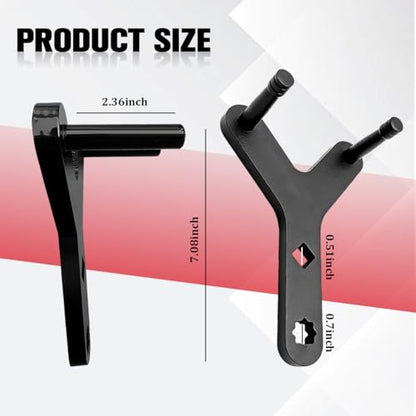 Car Lower Control Arm Prying Tool, Vehicle Suspension Bushing Lower Ball Joint Removal Tool, Automotive Bar Control Arm Lever Bushing Accessories, Universal for SUV Van Truck (Black2) - color: Black2