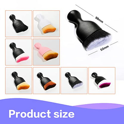 AOCISKA Car Interior Detailing Brush,Soft Bristle Cleaning Brush Car Detailing Brush Dusting Brush,Car Interior Cleaning Tool,Auto Detail Brush Car Dash Duster Brush (Black&Purple) - color: Black&purple