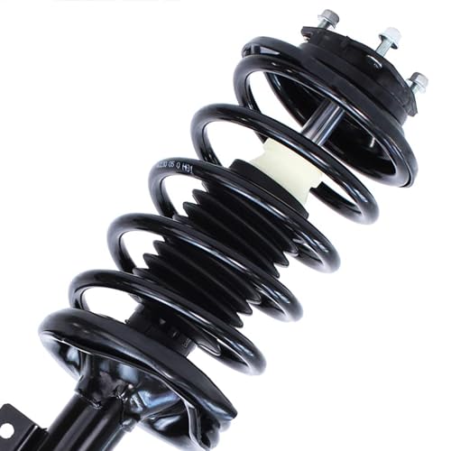 Detroit Axle - Front Struts for Ford Focus 2000 2001 2002 2003 2004 2005, Struts w/Coil Spring Assembly Quick Install Ready Shocks Replacement Suspension - size: 171504_171505/PAIR