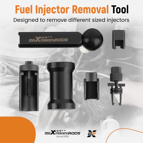 maXpeedingrods Fuel Injector Puller Removal Installer Kit, Injector Seal Install Tool for VW Audi 1.2 1.4 1.6 1.8 2.0 2.7 3.0 3.2 3.6 V6 4.2 V8 FSI TSI TFSI Petrol Diesel, for Volkswagen TDi 4 Cyl - style: for VW