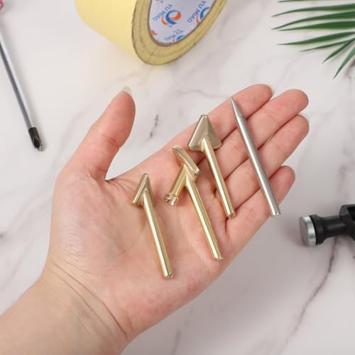 4PCS Copper Plastic Welding Tips Plastic Welder Tips Soldering Iron Tip Soldering Tip for Repair Bumper, Dashboard, Kayak, And More