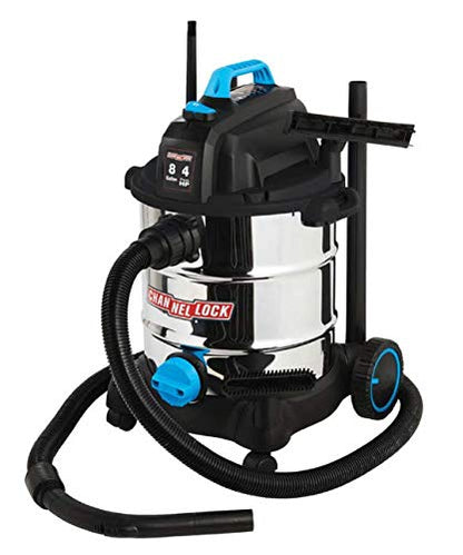Channellock Wet/Dry Vac 8L04001S - Stainless Steel, 4.0 HP, Shopvac, Wetvac - 8 Gal