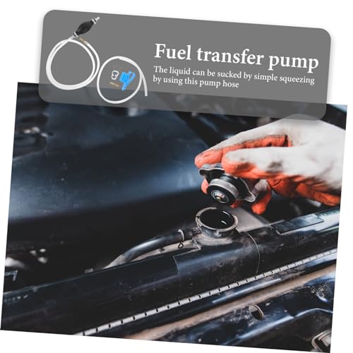 GLEAVI 1set Manual Oil Hose Pump Kit Transfer Hose High for Water Lightweight Siphon Pump for Automotive and Home Use