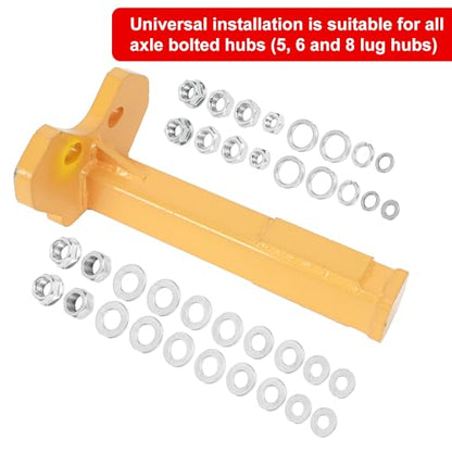 8629 Universal Wheel Bearing Removal Tool, Universally Applicable to All Axle Bolted Wheels(Yellow)