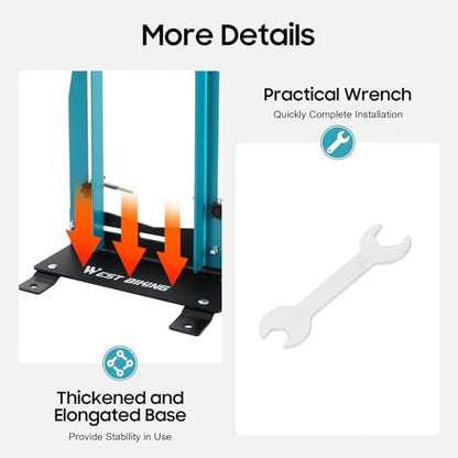 Bike Wheel Alignment Truing Stand, Adjustable Rim Inspection Portable Wheel Balancer, Bicycle Straightener Tool for Bike Wheels Straightener