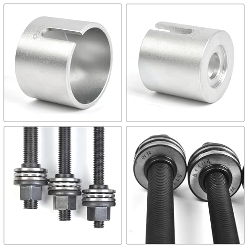 24PCS Press and Pull Sleeve Kit, Bushing Press Kit and Bushing Removal Tool