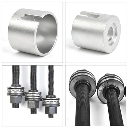 24PCS Press and Pull Sleeve Kit, Bushing Press Kit and Bushing Removal Tool