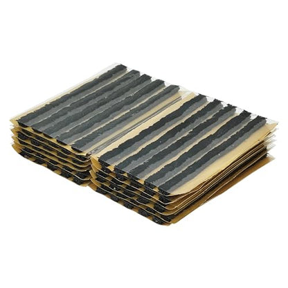 TS-160D60 Tire Rubber Plug Strings (1/4" x 4" Black 60 Strips), 6 x 100 mm Emergency Tubeless Tyre Repair Plugs for Flat Tire Repair Puncture - color: Black 6 x 100 mm, size: 60 pcs