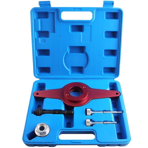 T10531 Vibration Damper Holding Tool for VW Audi 1.8 2.0 TFSI EA888 Engines, Crankshaft Pulley Counter Hold Kit Compatible with Golf GTI Tiguan Jetta A3 A4 A5 Q5, Professional Timing Tool