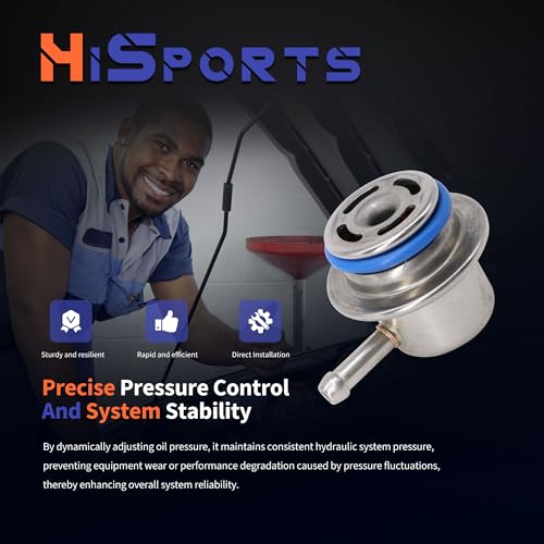HiSport Fuel Injection Pressure Regulator - Compatible with Ford Mazda Mercury Lincoln Replaces PR4034 - size: HSFPRR4034