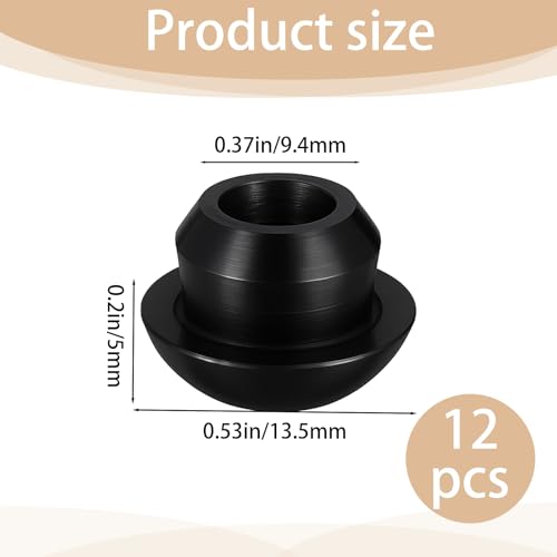 12 PCS Hydraulic Jack Oil Plug, Rubber Hydraulic Oil Filler Plug Bung Floor Jack Parts for Automotive Reservoir Fill Hole