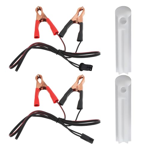 Car Fuel Injector Cleaner Tool Kit, Auto Gas Injector Nozzle DIY Cleaning Tool with Test Lead, 2 Size Fuel Injectors Nozzle Adapter Flush Cleaner for Car SUV Truck RV