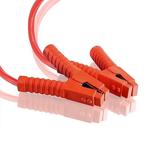 Auto Jumper Cables 1 Gauge 1200AMP 20Ft Heavy Duty Booster Cables, for Car Van SUVs Truck Petrol/Diesel Automotive Engines