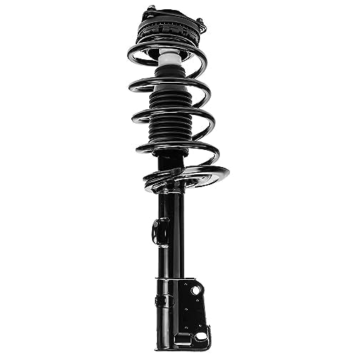 Detroit Axle - Front Struts for 2008 2009 2010 Dodge Grand Caravan Chrysler Town & Country, 2 Struts with Coil Spring Replacement Suspension Ready Strut Shock Assembly - size: 171128-DA x2/PAIR