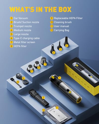 AUXITO Tire Inflator Portable Air Compressor - size: 5000mAh