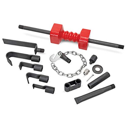 Eastwood 17 Piece 14 Pound Slide Hammer Metal Dent Puller Kit Steel Design
