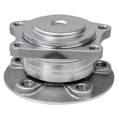 Detroit Axle - Pair Rear Wheel Bearing and Hubs Assembly for Volvo S60 2001-2009, S80 1999-2006, S70 2001-2007, FWD Only, 512233 - style: 512233 x2/Pair