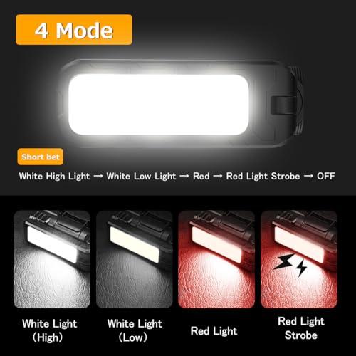 Rechargeable 5000LM Magnetic Work Light,180° Rotate Mechanic Work Light for Car Repair, BBQ,Emergency, Camping, Outdoor & Mechanics Tools