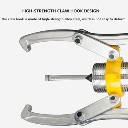 Separate Hydraulic Gear Puller, 5/10/15/20/30/50 Tons, with Hand Pump, for Separating Tools in Confined Spaces, 2 or 3 Jaws, Vertical and Horizontal(30T) - size: 30T