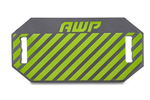 AWP Foam Kneeling Pad with 1.5" Shock Absorbing EVA Foam, Lightweight, Durable Work Pad for Electricians, Carpenters, Mechanics, Gardeners & More, High Visibility Green | 1L-223-1 - size: 1 Count (Pack of 1)