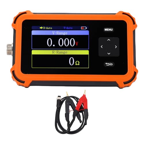 Battery Voltage and Internal Resistance Tester for LFP/Batteries – Digital Analyzer with 110V, LCD Screen, Compatible with Car, RV, Solar & Marine Battery Systems
