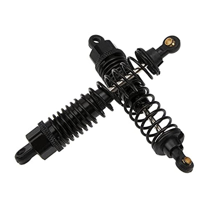 2Pcs Aluminum Shock Absorber Damper 166004 Compatible with Redcat Shockwave Sandstorm Tornado Epx/PRO S30 HSP 94106 94107 RC Off Road Buggy Truck (Black)