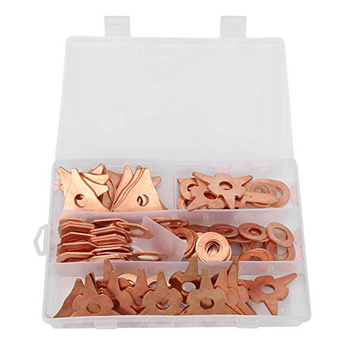 Hilitand 110pcs Dent Pulling Puller Rings withOT Round for Automotive Sheet Metal Welding Repair, Hilitandudmw491ggy