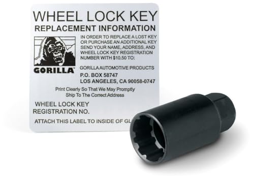 Gorilla Automotive 73641TXX Toyota O.E. Wheel Locks With Washer (14mm x 1.50 Thread Size),Chrome - size: 14 Millimeter x 1.50