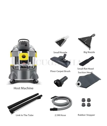 Carpet Cleaning Extractor, Portable Six Cleaning Function In One Carpet Sofa Curtain Car Interior Mattress Vacuum Steam 1400W Cleaner Machine