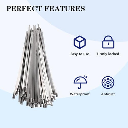 16Pcs CV Boot Clamp Stainless Steel Universal Adjustable AXLE CV Joint Boot Crimp Clamp Kit Stainless Steel Drive Shaft (8pcs Small+ 8pcs Large)