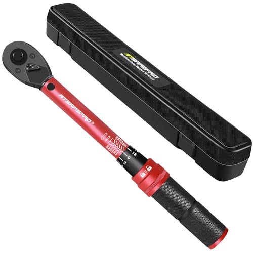ATsafepro 1/4" Torque Wrench (20-240 in-lb / 2.3-27.1 Nm) -Dual Scale, 72-Tooth Ratchet, ±3% Pre-Calibrated Accuracy, Suitable for Bike & Bicycle Maintenance - style: 1/4" 20-240 IN.LB Torque Wrench