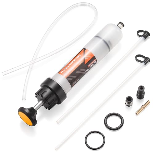 FOUR UNCLES Fluid Extractor & Filling Pump for Easy Oil Change - size: 200cc(58cm hose)